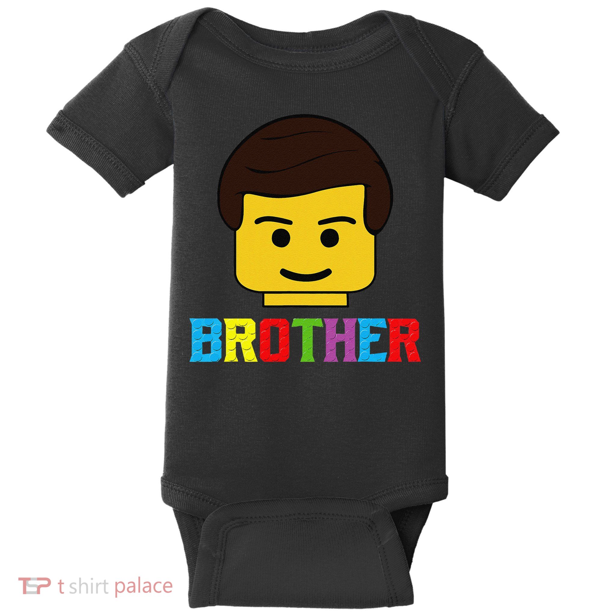 Block Brick Building Brother Master Builder Matching Family Baby Bodysuit