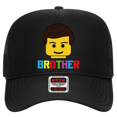 Block Brick Building Brother Master Builder Matching Family Trucker Hat
