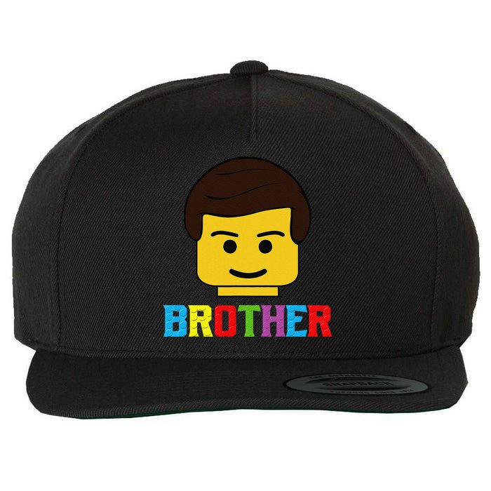 Block Brick Building Brother Master Builder Matching Family Wool Snapback Cap