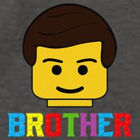 Block Brick Building Brother Master Builder Matching Family Vector Backpack