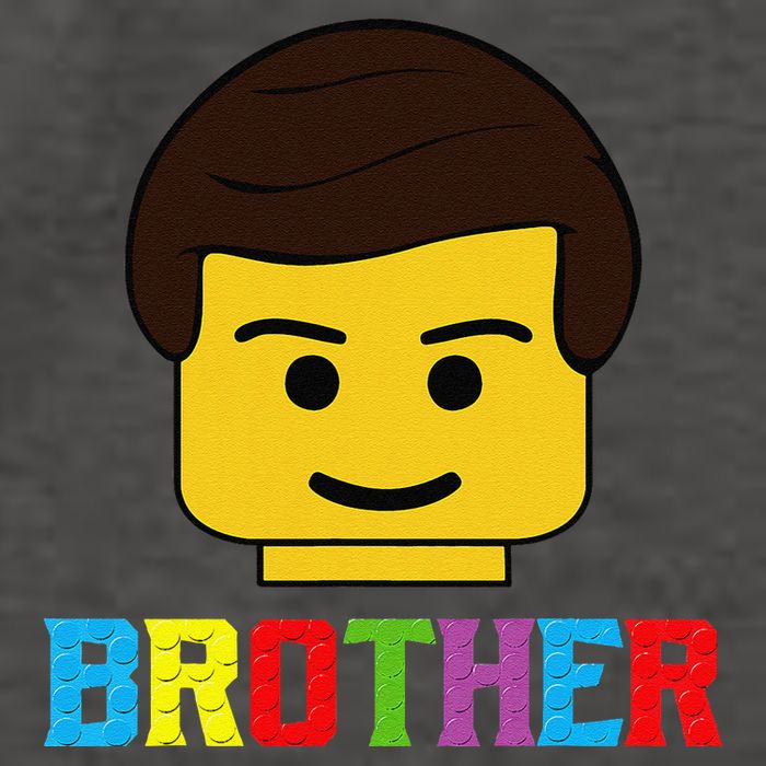 Block Brick Building Brother Master Builder Matching Family Vector Backpack