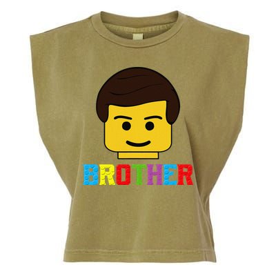 Block Brick Building Brother Master Builder Matching Family Garment-Dyed Women's Muscle Tee