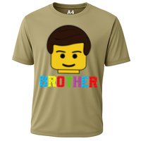 Block Brick Building Brother Master Builder Matching Family Cooling Performance Crew T-Shirt