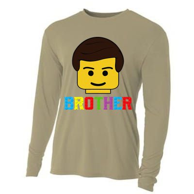 Block Brick Building Brother Master Builder Matching Family Cooling Performance Long Sleeve Crew