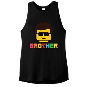 Block Brick Building Brother Master Builder Matching Family Ladies PosiCharge Tri-Blend Wicking Tank