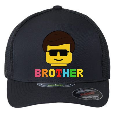 Block Brick Building Brother Master Builder Matching Family Flexfit Unipanel Trucker Cap