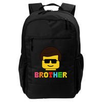 Block Brick Building Brother Master Builder Matching Family Backpack