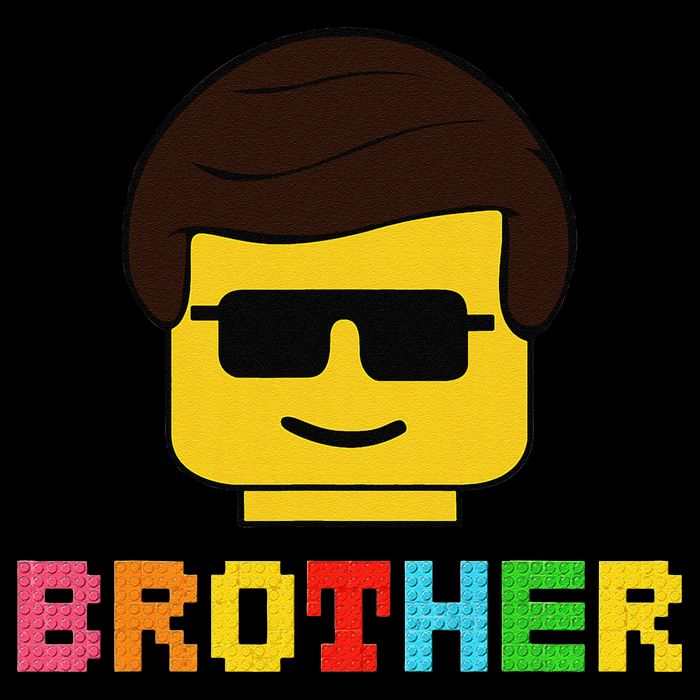 Block Brick Building Brother Master Builder Matching Family Backpack