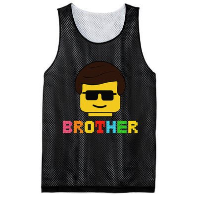 Block Brick Building Brother Master Builder Matching Family Mesh Reversible Basketball Jersey Tank