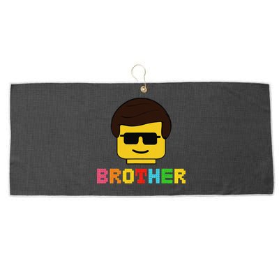 Block Brick Building Brother Master Builder Matching Family Large Microfiber Waffle Golf Towel