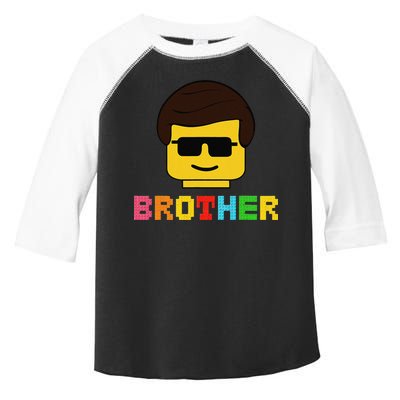 Block Brick Building Brother Master Builder Matching Family Toddler Fine Jersey T-Shirt