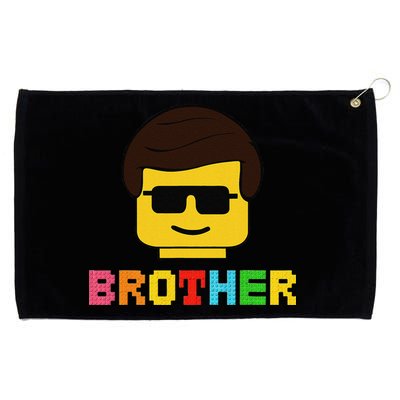 Block Brick Building Brother Master Builder Matching Family Grommeted Golf Towel