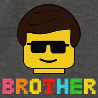 Block Brick Building Brother Master Builder Matching Family Vector Backpack