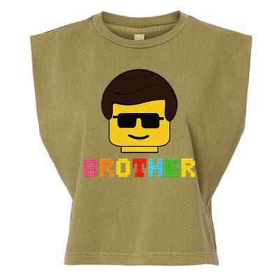 Block Brick Building Brother Master Builder Matching Family Garment-Dyed Women's Muscle Tee