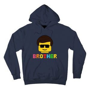 Block Brick Building Brother Master Builder Matching Family Tall Hoodie