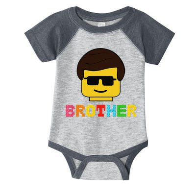 Block Brick Building Brother Master Builder Matching Family Infant Baby Jersey Bodysuit