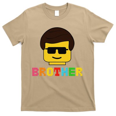 Block Brick Building Brother Master Builder Matching Family T-Shirt