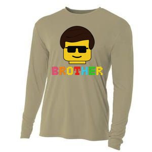 Block Brick Building Brother Master Builder Matching Family Cooling Performance Long Sleeve Crew