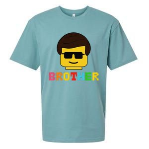 Block Brick Building Brother Master Builder Matching Family Sueded Cloud Jersey T-Shirt