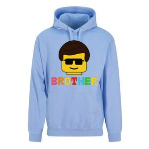 Block Brick Building Brother Master Builder Matching Family Unisex Surf Hoodie