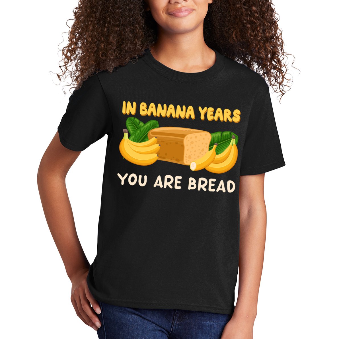 Bakery Banana Bread In Banana Years You're Bread Kids T-Shirt