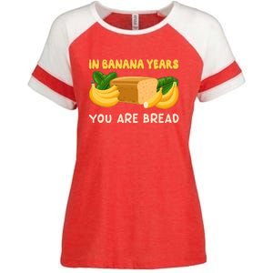 Bakery Banana Bread In Banana Years You're Bread Enza Ladies Jersey Colorblock Tee