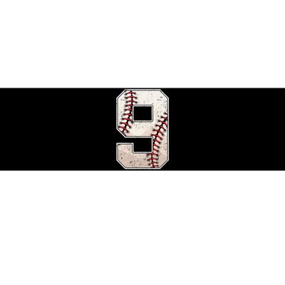 Baseball Birthday Boy Nine 9 Years Old Ninth 9th Bday Party Bumper Sticker