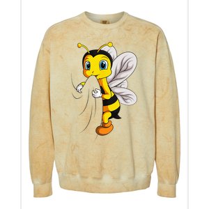 Bee Bumble Bee Colorblast Crewneck Sweatshirt