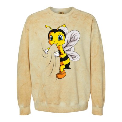 Bee Bumble Bee Colorblast Crewneck Sweatshirt