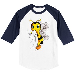 Bee Bumble Bee Baseball Sleeve Shirt