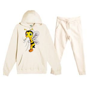 Bee Bumble Bee Premium Hooded Sweatsuit Set