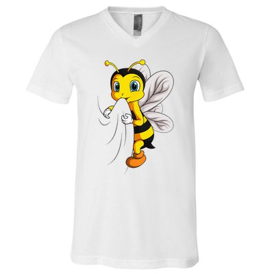 Bee Bumble Bee V-Neck T-Shirt