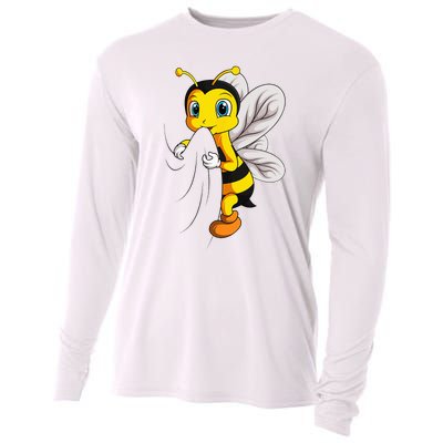 Bee Bumble Bee Cooling Performance Long Sleeve Crew