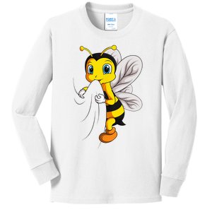 Bee Bumble Bee Kids Long Sleeve Shirt