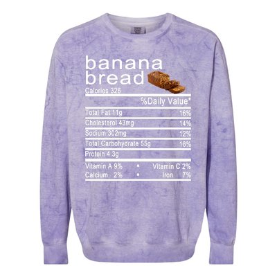 Banana Bread Colorblast Crewneck Sweatshirt