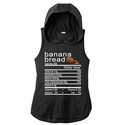 Banana Bread Ladies PosiCharge Tri-Blend Wicking Draft Hoodie Tank