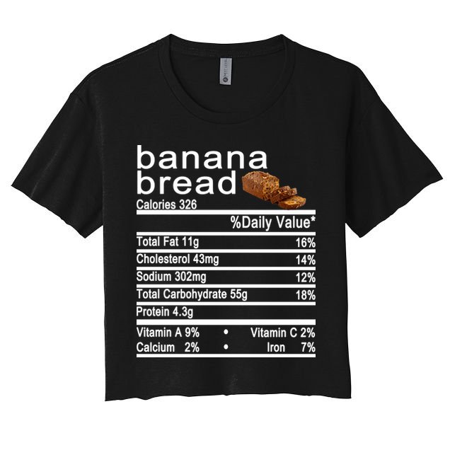 Banana Bread Women's Crop Top Tee