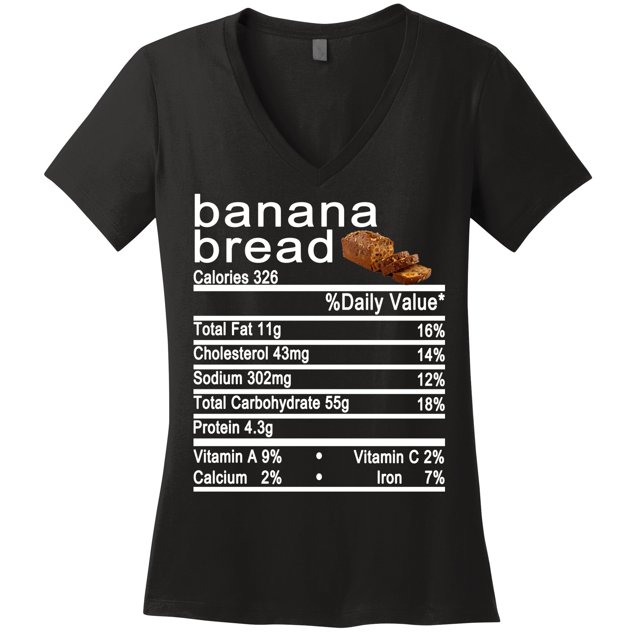 Banana Bread Women's V-Neck T-Shirt