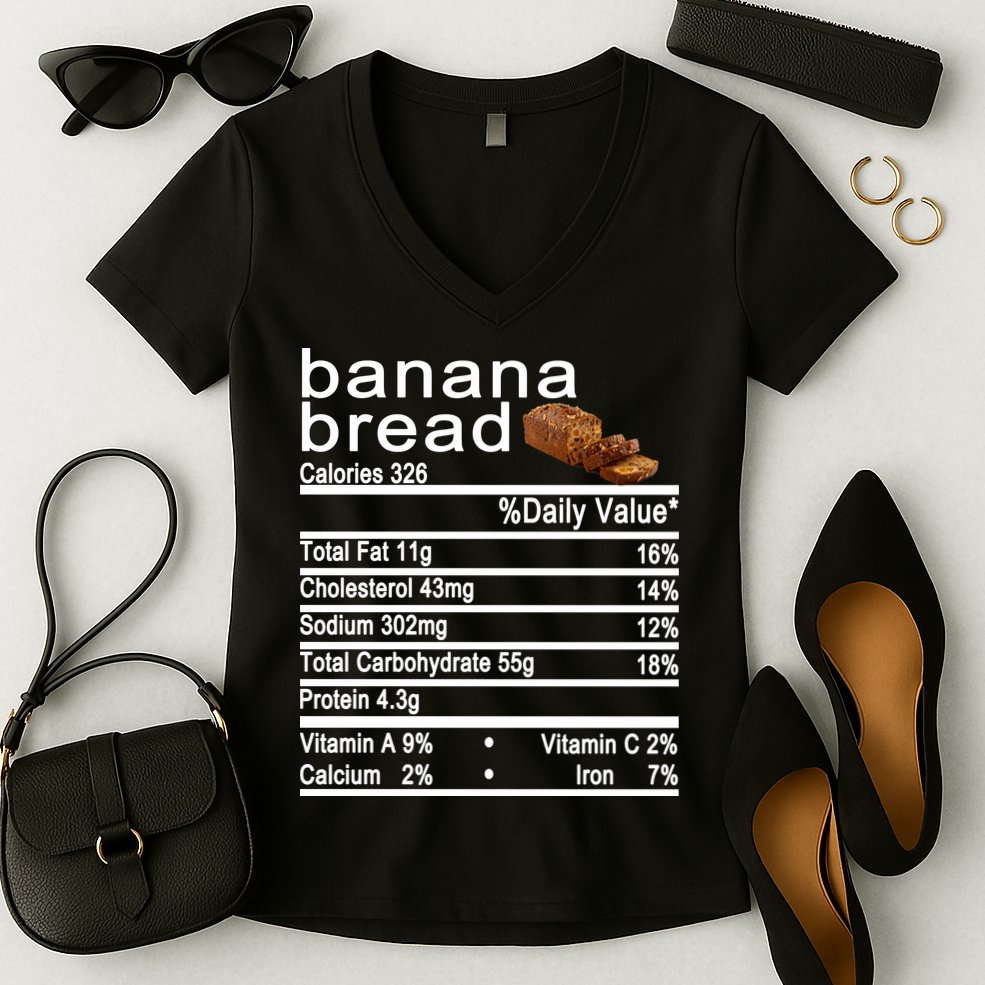 Banana Bread Women's V-Neck T-Shirt
