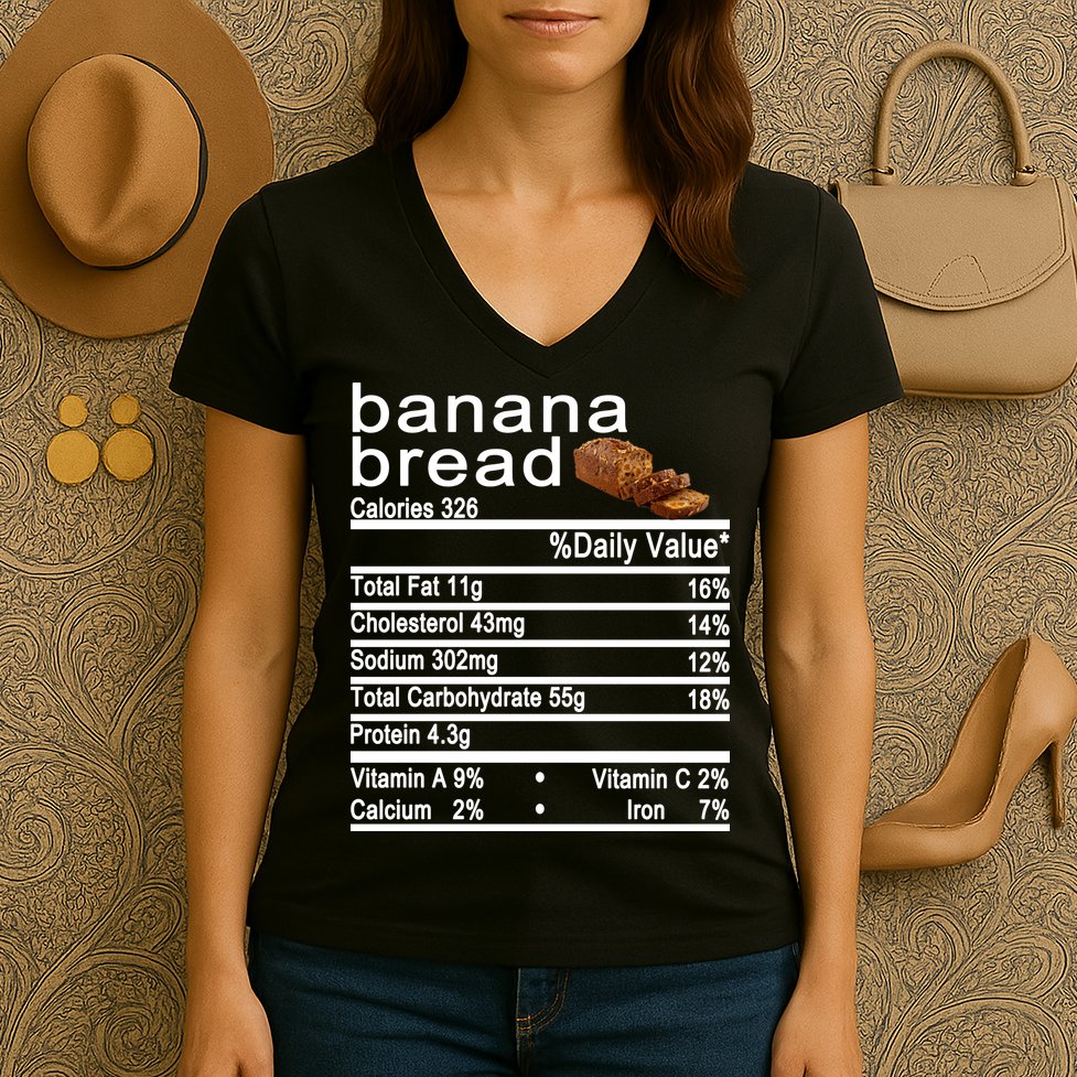 Banana Bread Women's V-Neck T-Shirt
