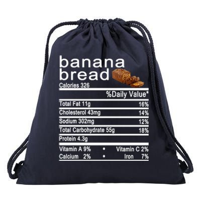 Banana Bread Drawstring Bag