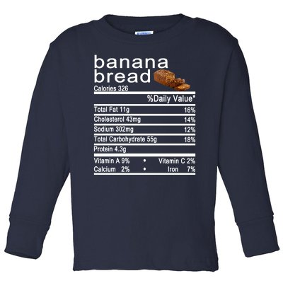 Banana Bread Toddler Long Sleeve Shirt