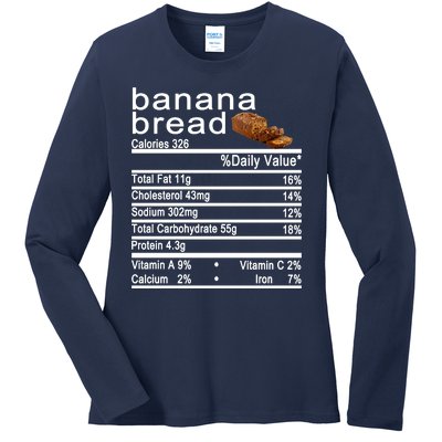 Banana Bread Ladies Long Sleeve Shirt