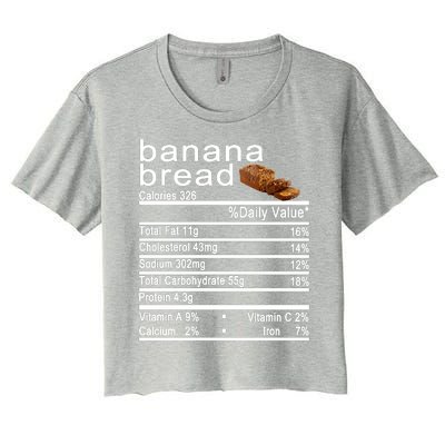 Banana Bread Women's Crop Top Tee