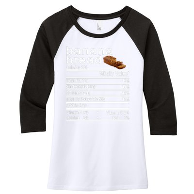 Banana Bread Women's Tri-Blend 3/4-Sleeve Raglan Shirt