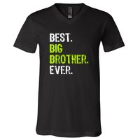 Best Big Brother Ever Teenager Older Sibling For Boys V-Neck T-Shirt