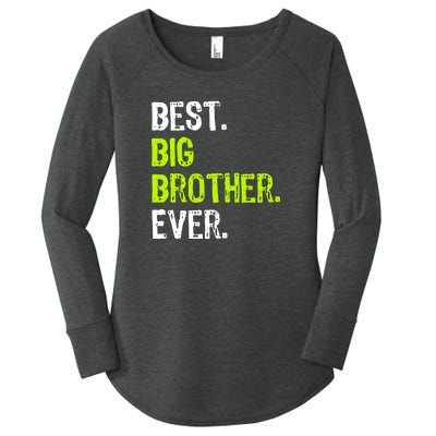 Best Big Brother Ever Teenager Older Sibling For Boys Women's Perfect Tri Tunic Long Sleeve Shirt