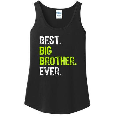 Best Big Brother Ever Teenager Older Sibling For Boys Ladies Essential Tank