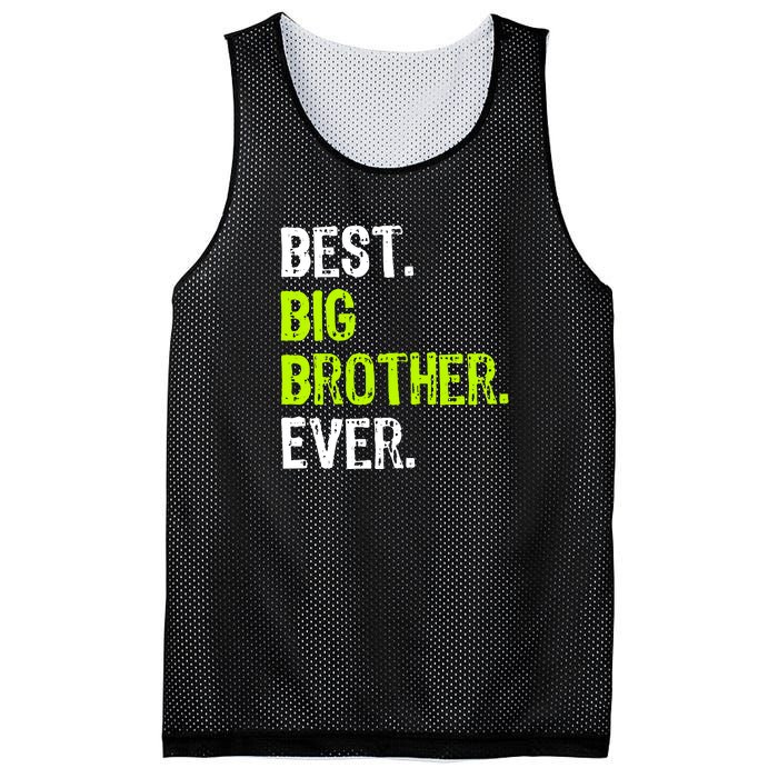 Best Big Brother Ever Teenager Older Sibling For Boys Mesh Reversible Basketball Jersey Tank