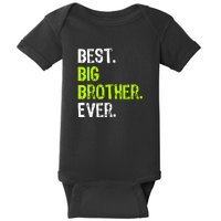 Best Big Brother Ever Teenager Older Sibling For Boys Baby Bodysuit